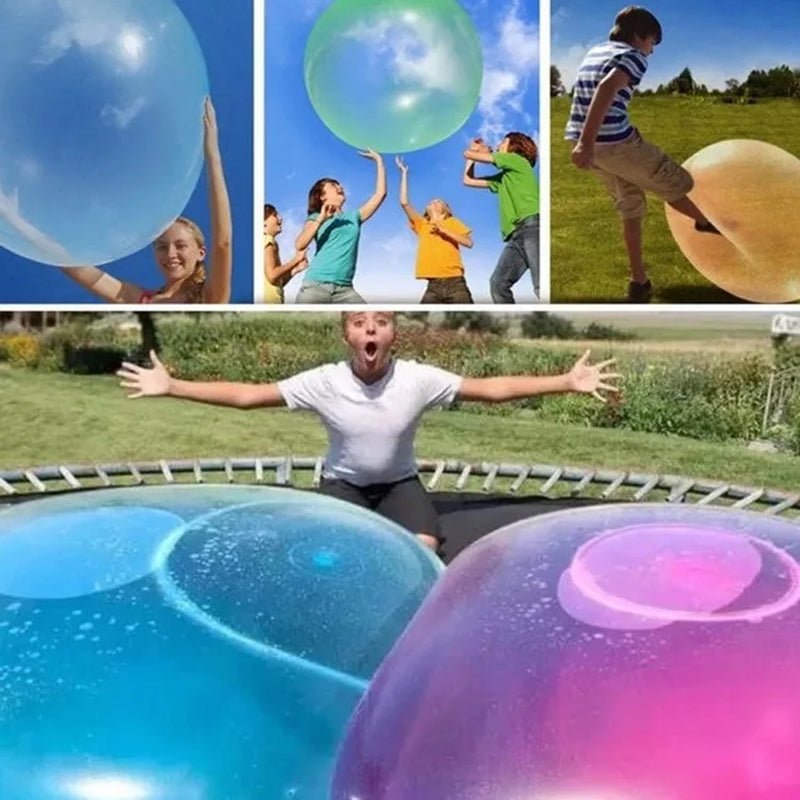Kids Children Outdoor Soft Air Water Filled Bubble Ball Blow up Balloon Toy Fun Party Game