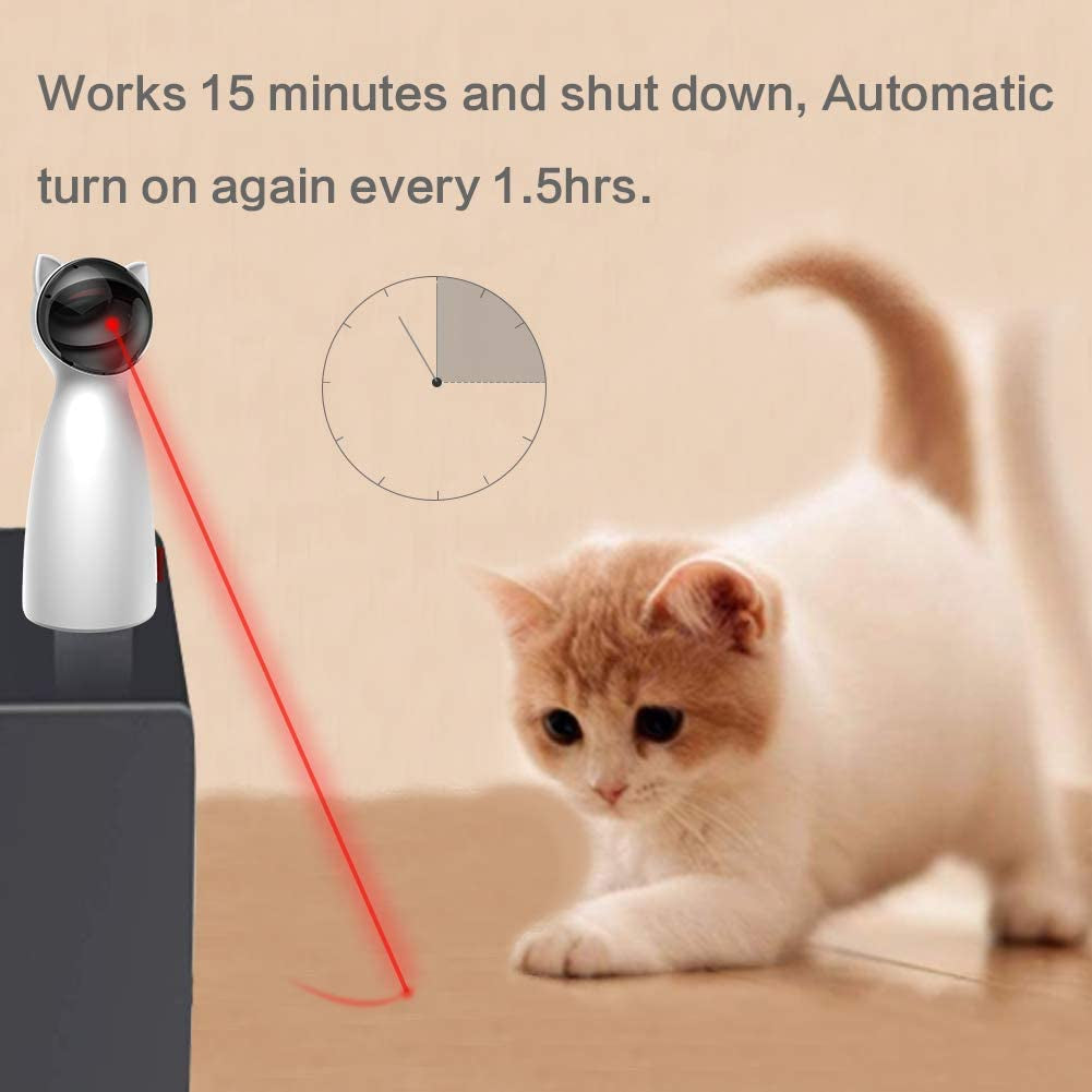 Automatic Cat Laser Toy Interactive Cat Toys for Indoor Cats/Kitty/Dogs