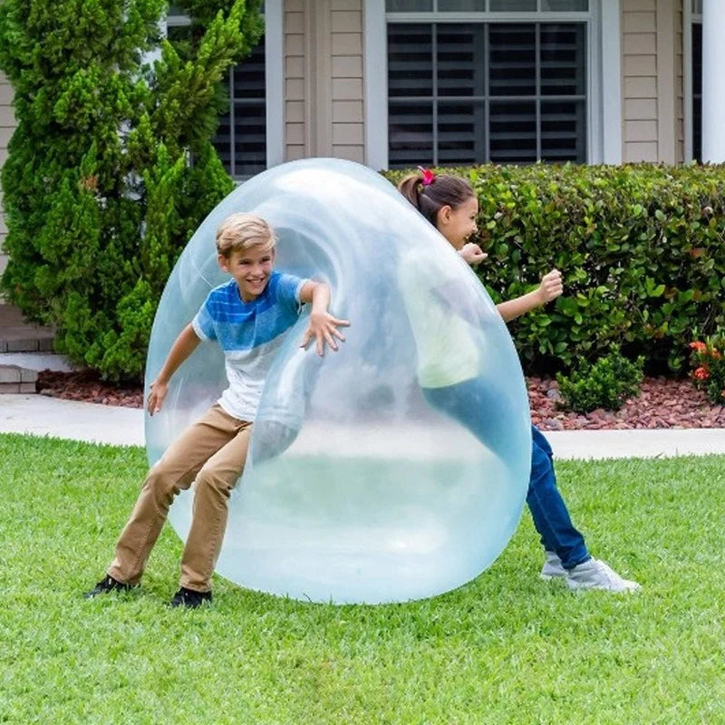 Kids Children Outdoor Soft Air Water Filled Bubble Ball Blow up Balloon Toy Fun Party Game