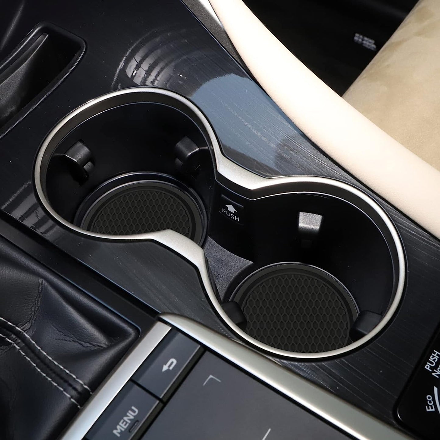 Universal Car Cup Coaster: Non-Slip Holder, Set of 4