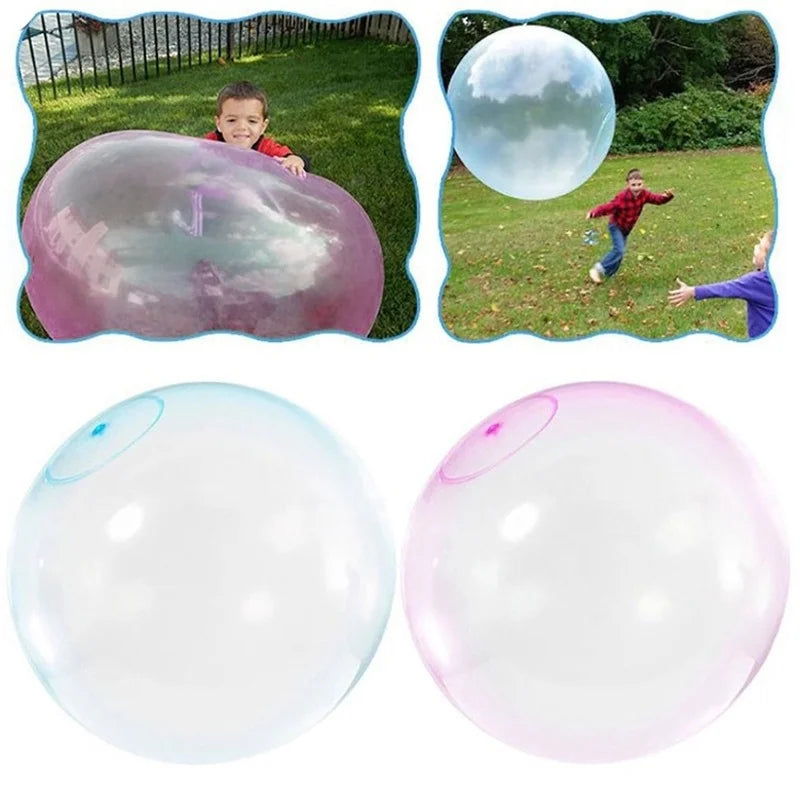 Kids Children Outdoor Soft Air Water Filled Bubble Ball Blow up Balloon Toy Fun Party Game