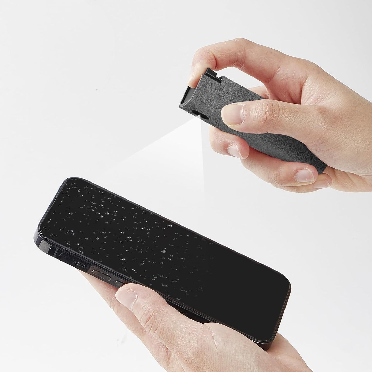 2-in-1 Touchscreen Mist Cleaner: Perfect for Phones, Laptops, and Tablets! Includes Spray and Microfiber Cloth