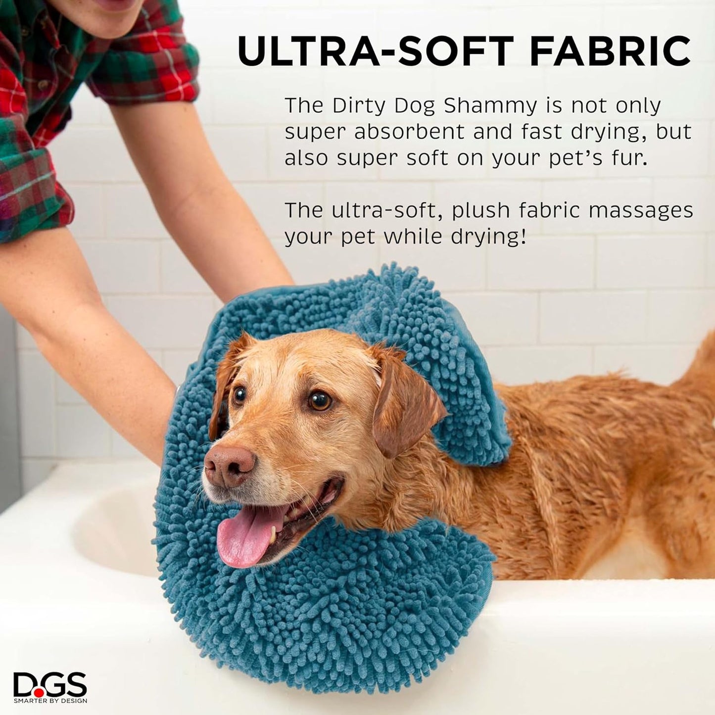 Dog Drying Towels - Durable Soft Microfiber Bath Towel - Ultra Absorbent, Fast Drying, & Easy to Clean - Essential Pet Bathing Gear | Grey 13X31