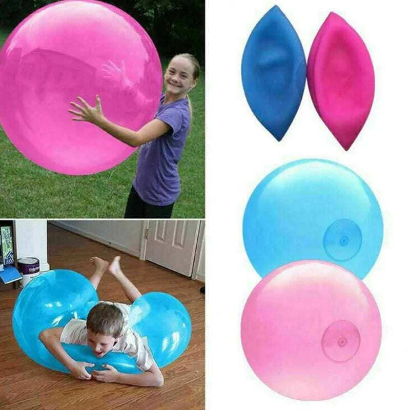 Kids Children Outdoor Soft Air Water Filled Bubble Ball Blow up Balloon Toy Fun Party Game