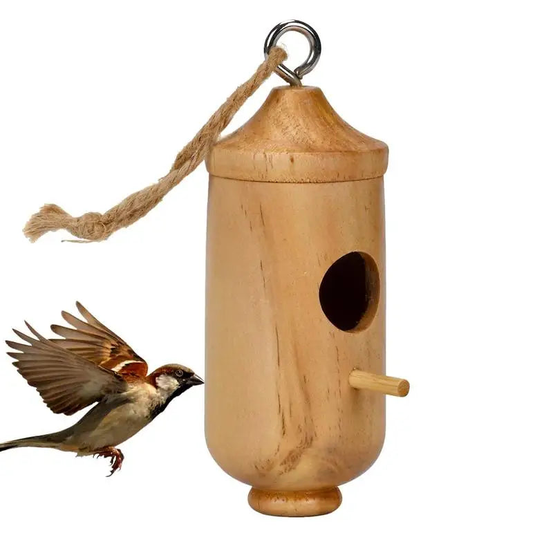 Charming Wooden Hummingbird House: A Delightful Addition to Your Outdoor Garden Decor!