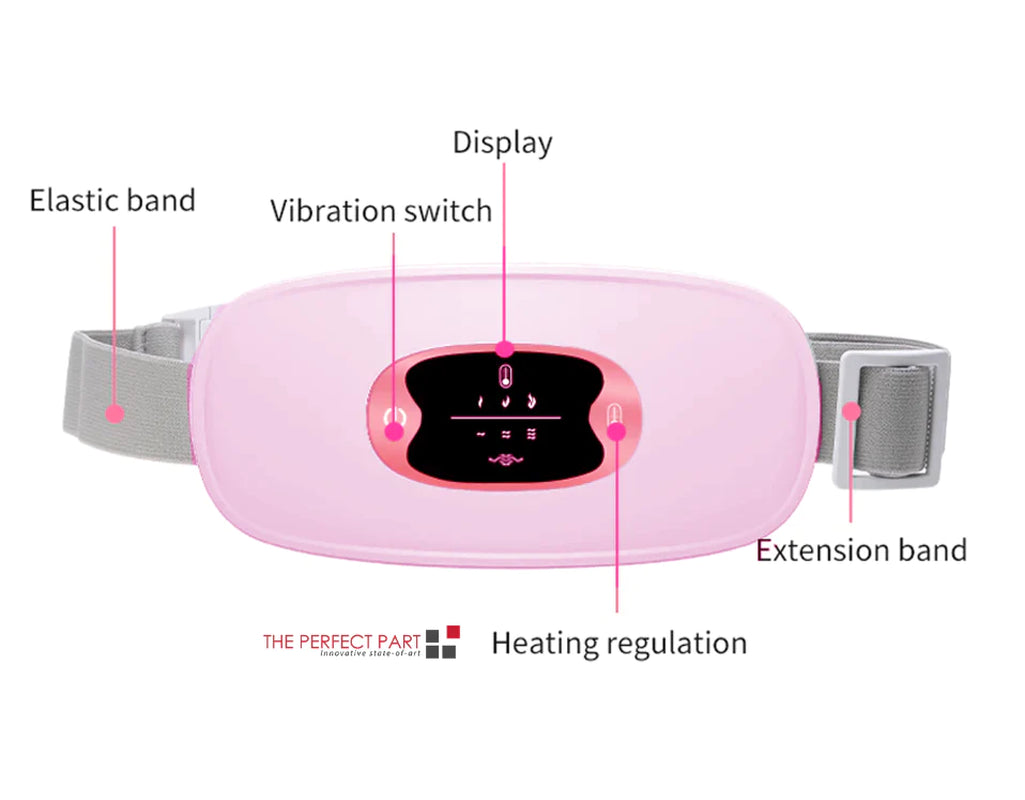 Menstrual Heating Pad Belt: Period Pain Relief, Vibration