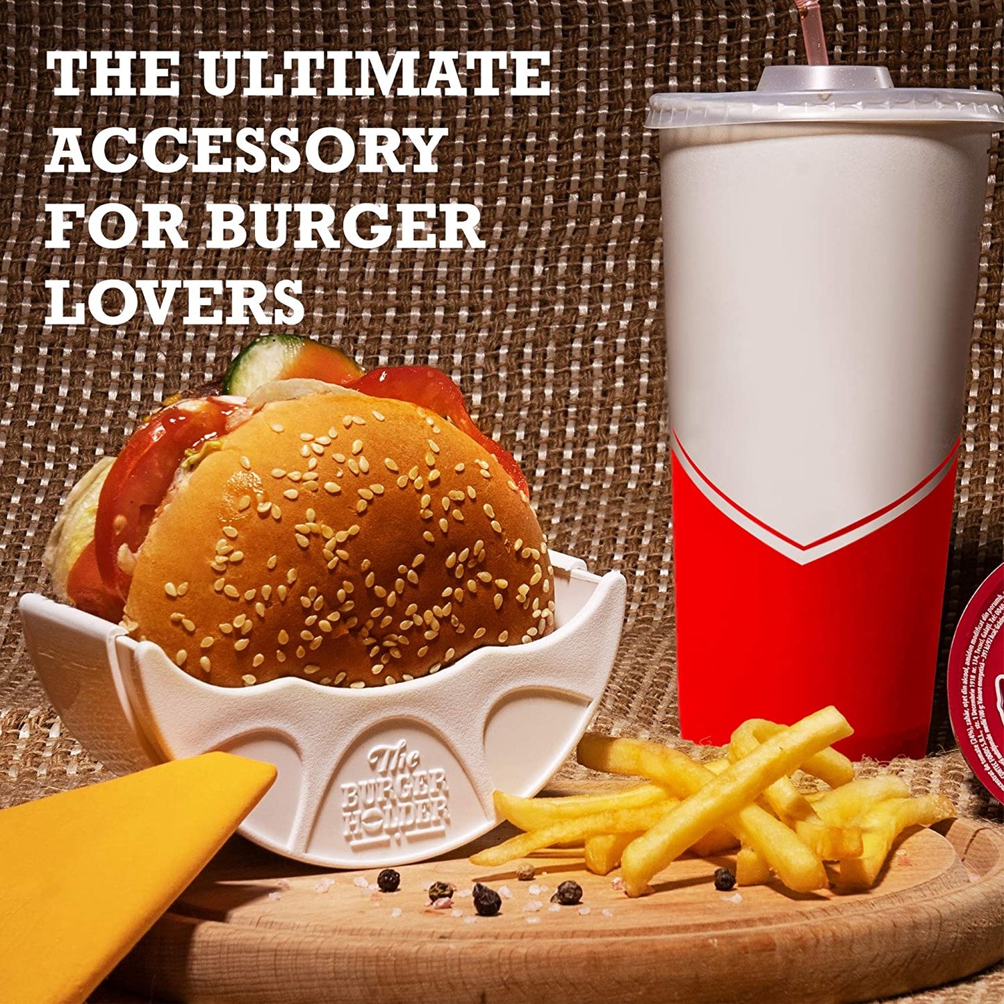 Burger Holder: Hygienic, Reusable, Eco-Friendly Alternative to Wax Paper and Foil