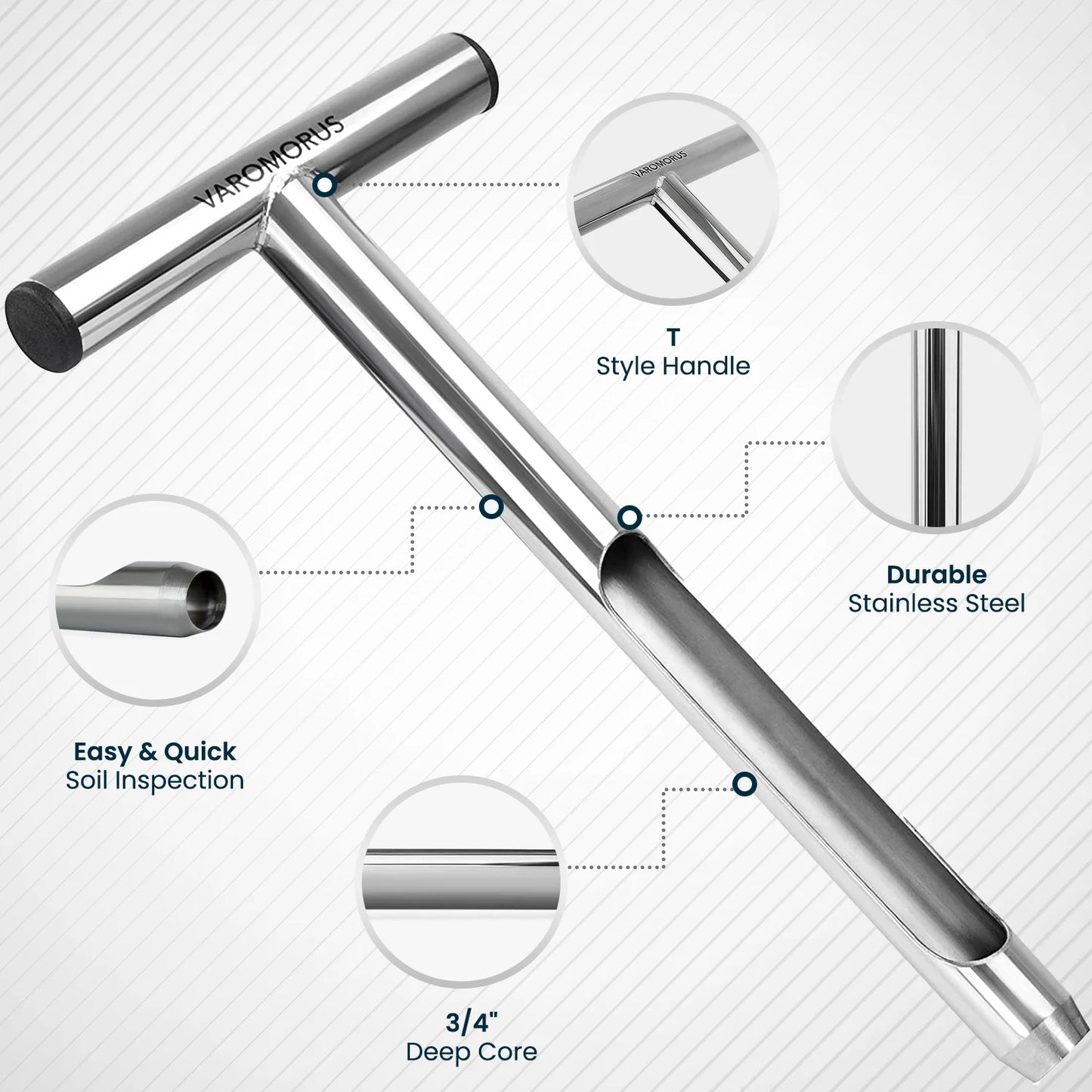 12" SOIL SAMPLER STAINLESS STEEL