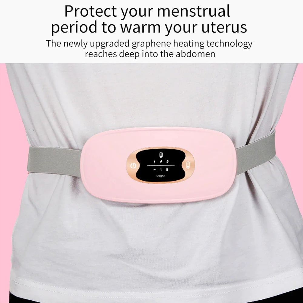 Menstrual Heating Pad Belt: Period Pain Relief, Vibration