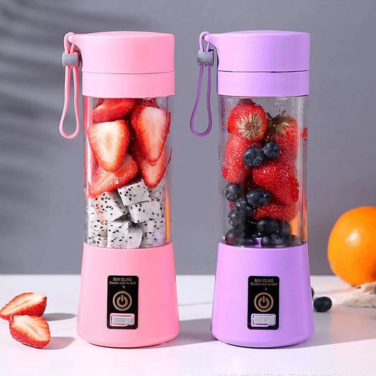 USB Rechargeable Handheld Juicer Blender: Make Smoothies Anywhere, Anytime!