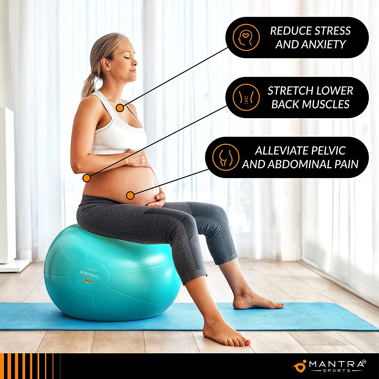 Yoga Ball Chair: Fitness, Stability, Pilates, Pregnancy, Therapy, and More!